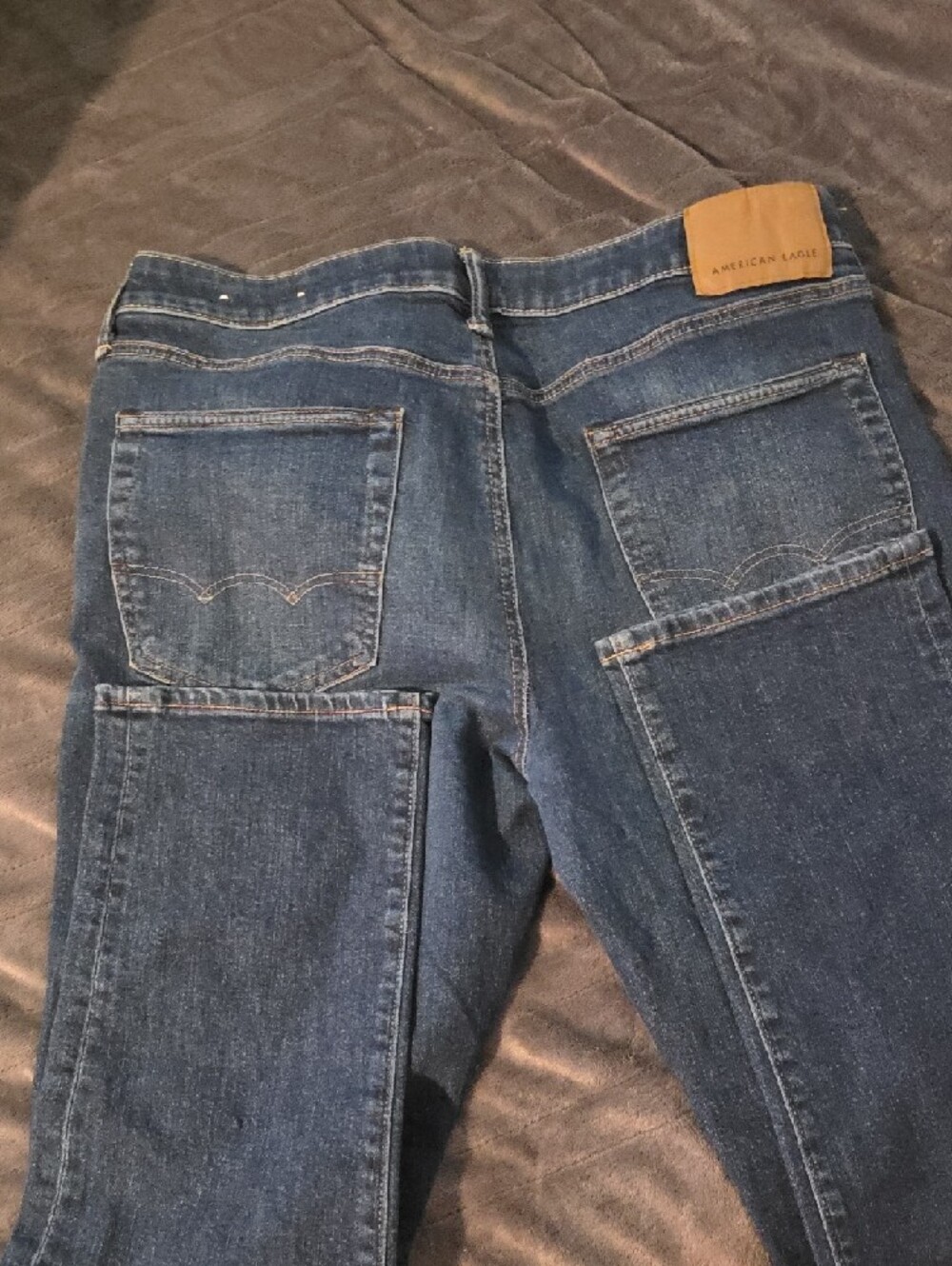 American Eagle Dark Blue AirFlex+ Denim Jeans - Picture 5 of 10
